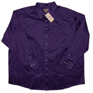 ARIAT Long Sleeve Button Shirt Purple 3XL ~ New